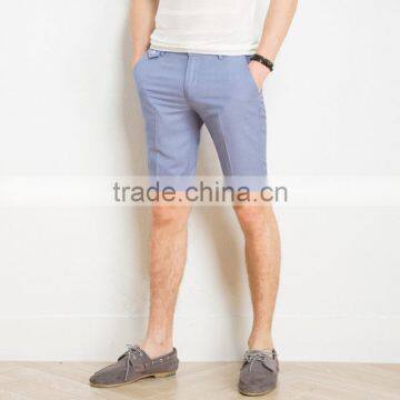 The British Summer Leisure Shorts Blue Slim Men Pants Trend Custom Made photo-3