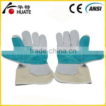 Safety Wokwear Protective Gloves Cow Split Leather Gloves photo-2