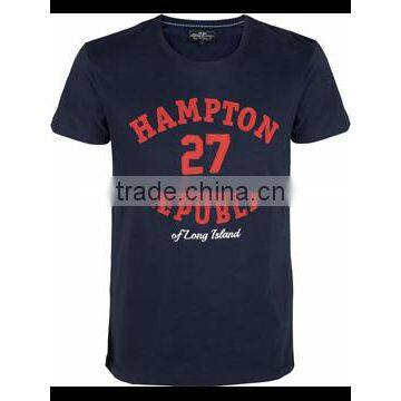 Customize Print Men's Cotton Short Sleeve Tshirt