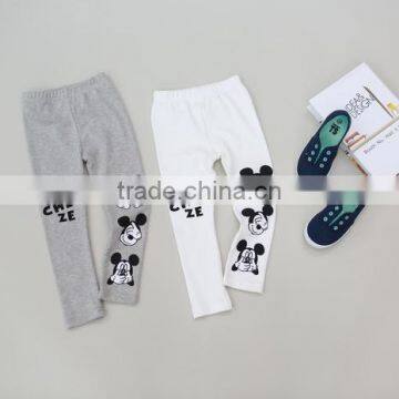 2017 New Children Leggings Factory Wholesale Baby Girls Ruffle Kids 100% Cotton Leggings photo-3