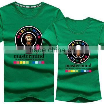 Top Fashion Bule Korean Cute Printed T-Shirt photo-3