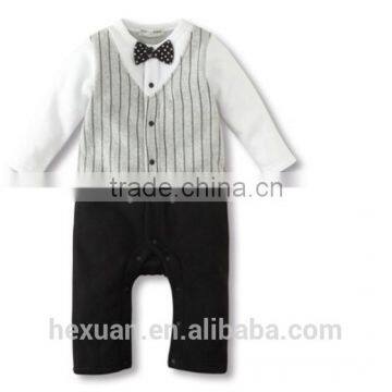 Organic Cotton Long Sleeves Baby Clothes Romper Boy photo-3