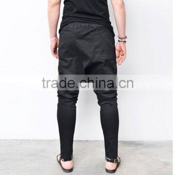 Men's Spandex Drop Crotch Baggy Pants photo-3