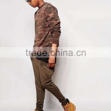 All-over Camouflage Print Crew Neck Camo Sweatshirt photo-4