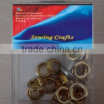 D&D golden metal eyelets and tool 15mm Eyelets with tool NO17329