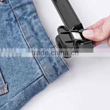 Plastic Skirt Slack Hanger With Pinch Clips and Chrome Plated Metal Hook photo-4