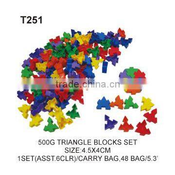 500g Soft Rubber Connecting Round Building Blocks Educational Toys For Kids