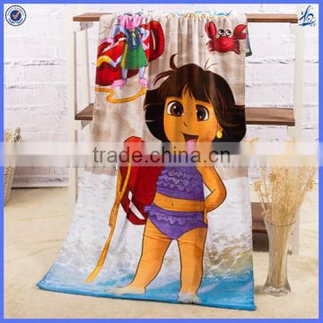 Best price personalized design kids beach towel cotton custom