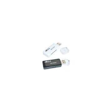 2-In-1 Card Reader with USB Flash Drive