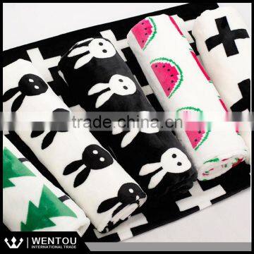 Hot Sell Cartoon Printed Baby Swaddle Blanket photo-4