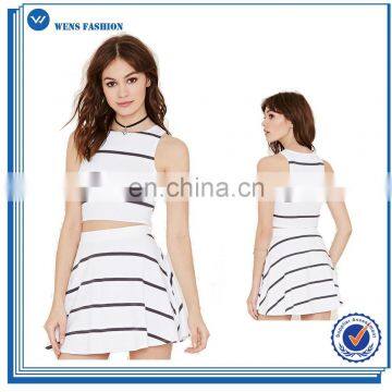 Factory Price Hot Selling Summer Casual Striped Dresses For Women