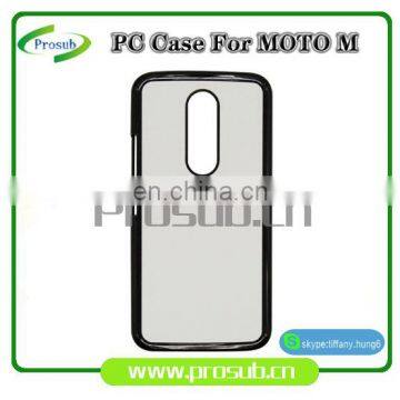 2d sublimation PC plastic blank smartphone case cover for Prosub-MOTO M