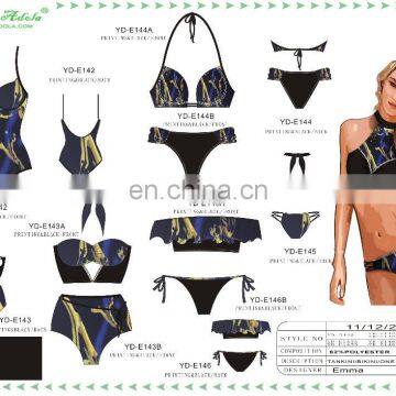 Miss Adola OEM weekly recommendation new designed tankini/ bikini/ one piece swimwear series