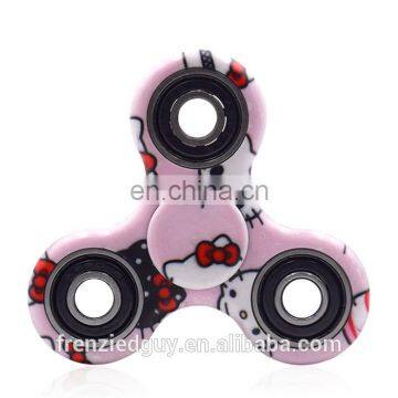 stress reducer hand toy fidget 3 finger spinner