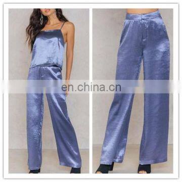 Metallic Fashion Pants For Women Casual Women Elegant Pants