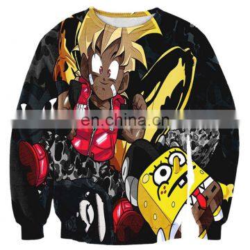 Factory price custom men 3d sweatshirt 2016