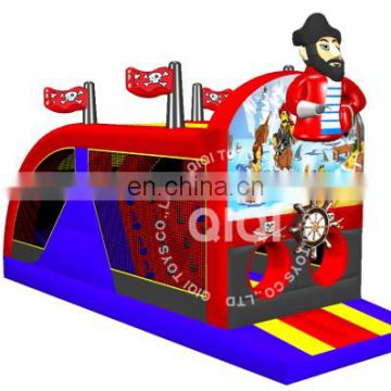 inflatable obstacle, kids inflatable obstacle, pirate ship inflatable obstacle for sale