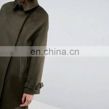 High-grade Women Long Wool Women Overcoat Paragraph Dust Coat photo-4
