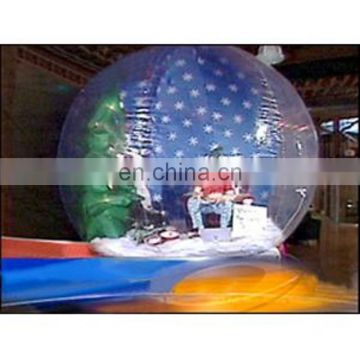 decorstion inflatable snow globe ball , snow globe for sale,inflatable christmas decoration snow ball for commercial