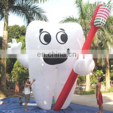 Advertising giant cartoon tooth/Inflatable tooth model