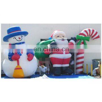 newest style outdoor decoration giant inflatable santa claus