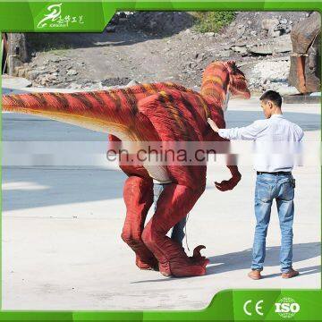 KAWAH Customized Lifelike Realistic Walking Adult Raptor Dinosaur Costume photo-4