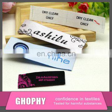 Cheap Garment Damask Woven Label for Shirt photo-5