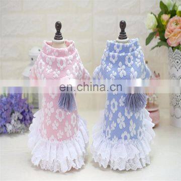 Girls cotton skirt dog clothes