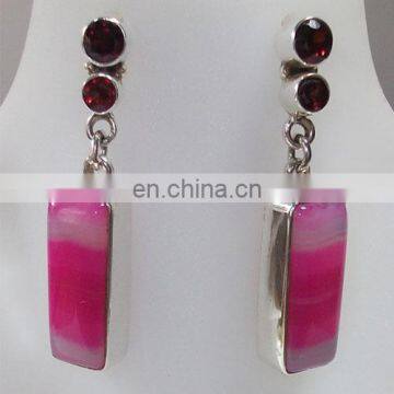 Designer Silver Earrings Wholesale 925 Silver Earrings Beautiful Silver Dangle Earrings photo-3