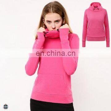 T-WH554 Cheap Wholesale French Terry Women Hooded Sweatshirt