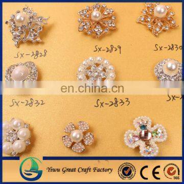 garment coat shank sew fancy fashion custom rhinestone button