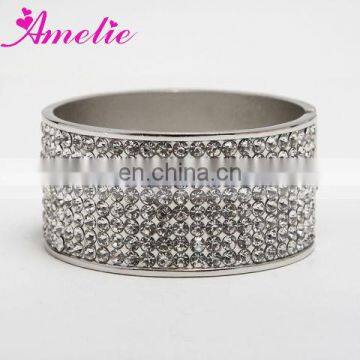 AE059 Silver Crystal Rhinestones High-Quality Bracelet Souvenirs for Women