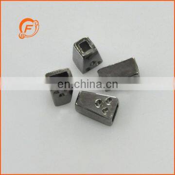 12mm tower shape gunmetal metal cord stopper for decoration