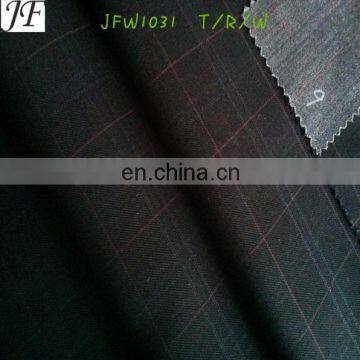 Polyester/Viscose 80/20 260G/M 2/2 58"59" woven silk suiting fabrics