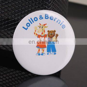 Cartoon Plastic Round Shape Cartoon Button Tin Badges