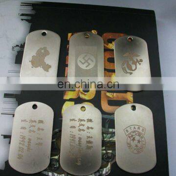 metal Zine-alloy dog ID tag