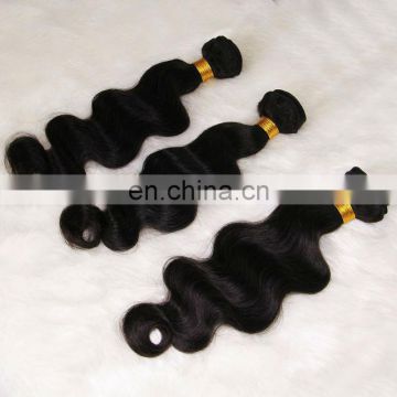 Hot Hair-free shipping natural black donor top grade 5a 100% virgin brazilian hair- unproessed brazilian body wave virgin hair