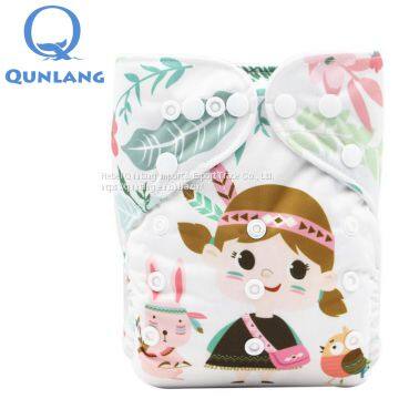 China wholesale comfy baby prefold cloth diapers