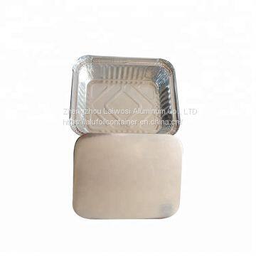 Factory Price Rectangular Disposable Aluminum Foil Container photo-3
