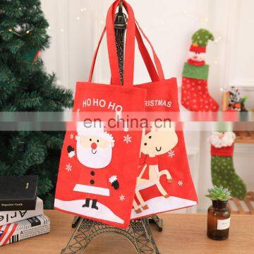 Christmas Gift Treat Bags Xmas Souvenir Felt Handbag for Christmas Decoration photo-2