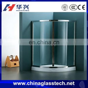 CE Certificate Aluminum Glass Curved Sliding Shower Door