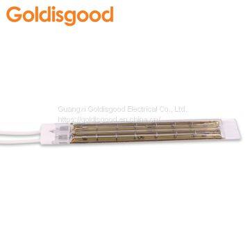 Heidelberg 6200W Halogen Golden Coating Twin Tube Double Infrared Lamp Offset Printing Drying