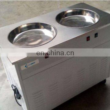 Multifunvtional Commercial Ice Cream Making Machine Ice Cream Maker Fried Ice Cream Machine With Flat Table