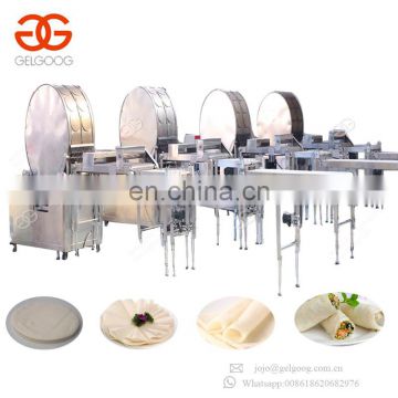 Industrial Used Pastry Dough Sheet Making Production Line Small Spring Roll Machine