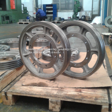 Heibei Manufacturer Custom-made GRAY Iron Sand Casting Spare Parts, Taper Sleeve and Pulley photo-2