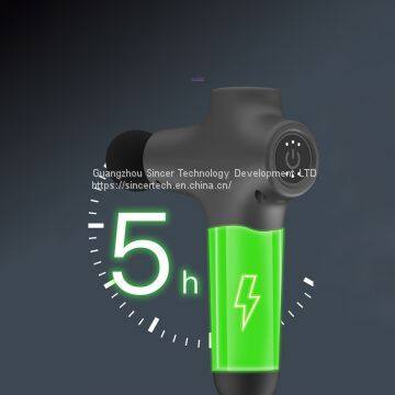 Mini Massage Gun for Pain Relief With 6 Massage Heads Brushless Motor photo-5