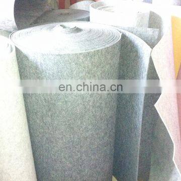 nonwoven fabric 3mm 5mm thick 100% polyester needle felt