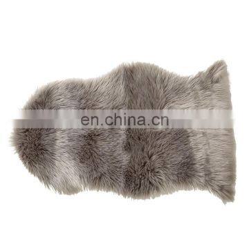 RAWHOUSE pink white gray plush skindeer leather carpet
