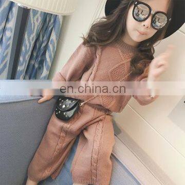 Two Piece Set Girls Outfits Sweater + Pants Sweatsuit Children Clothes