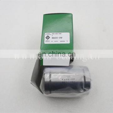 High Quality KB Series 30mm Sliding Shaft Ball Bushing KB30 KB30-PP Linear Motion Ball Bearing Size 30x47x68
